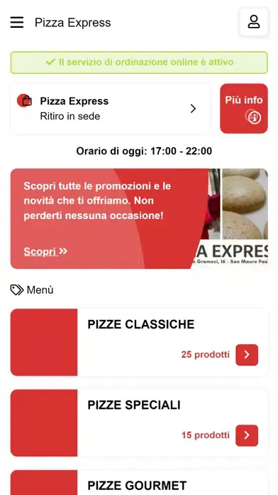 Pizza Express App应用截图