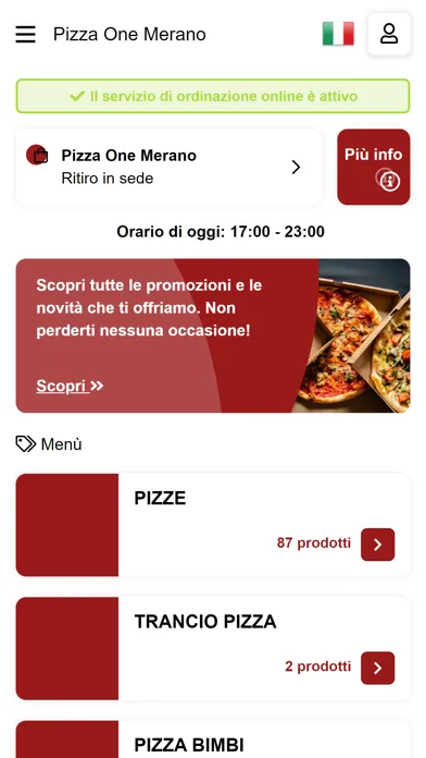 Pizza One Merano Ekran Görüntüleri