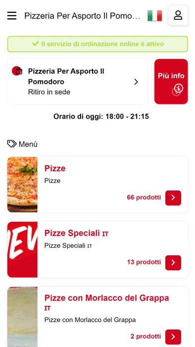 Pizzeria asporto Il Pomodoro應用截圖
