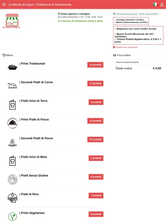 Скриншоты Un Mondo di Sapori APP iPad 