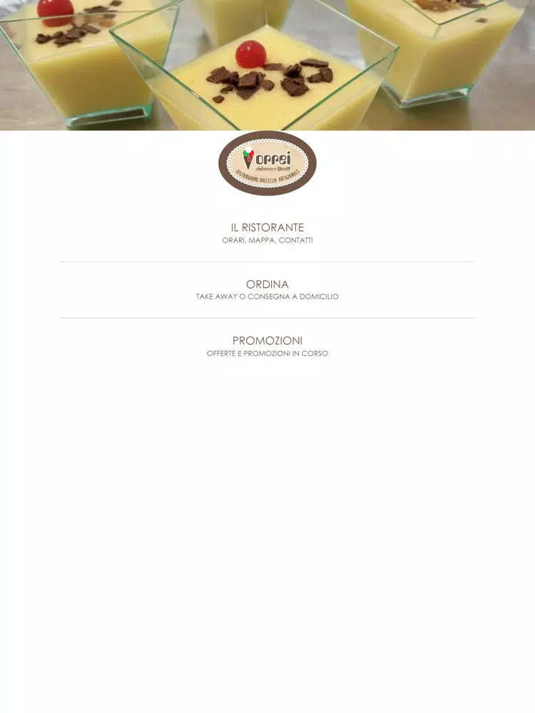 Capturas de tela do Gelateria Vorrei iPad 