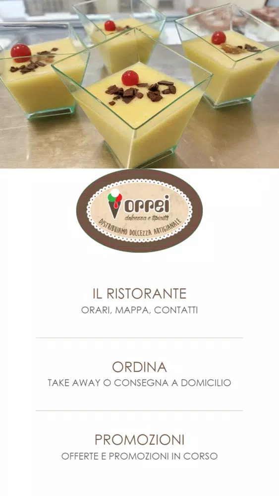 Capturas de tela do Gelateria Vorrei
