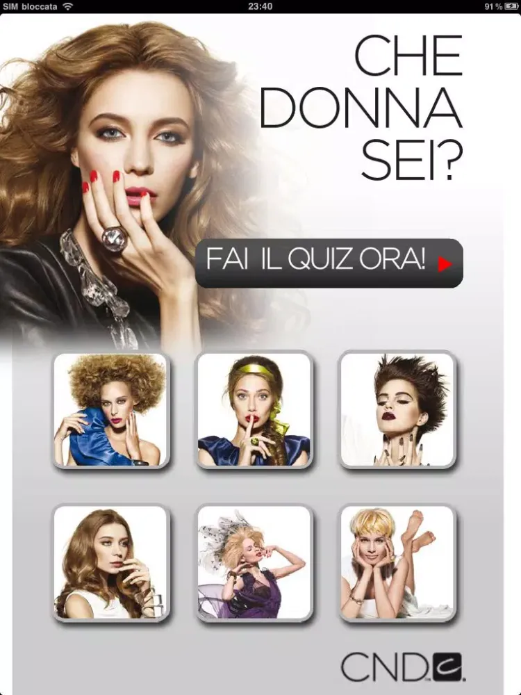 Screenshot di CND : Che Donna Sei? iPad 