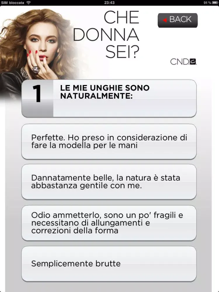 Screenshot di CND : Che Donna Sei? iPad 