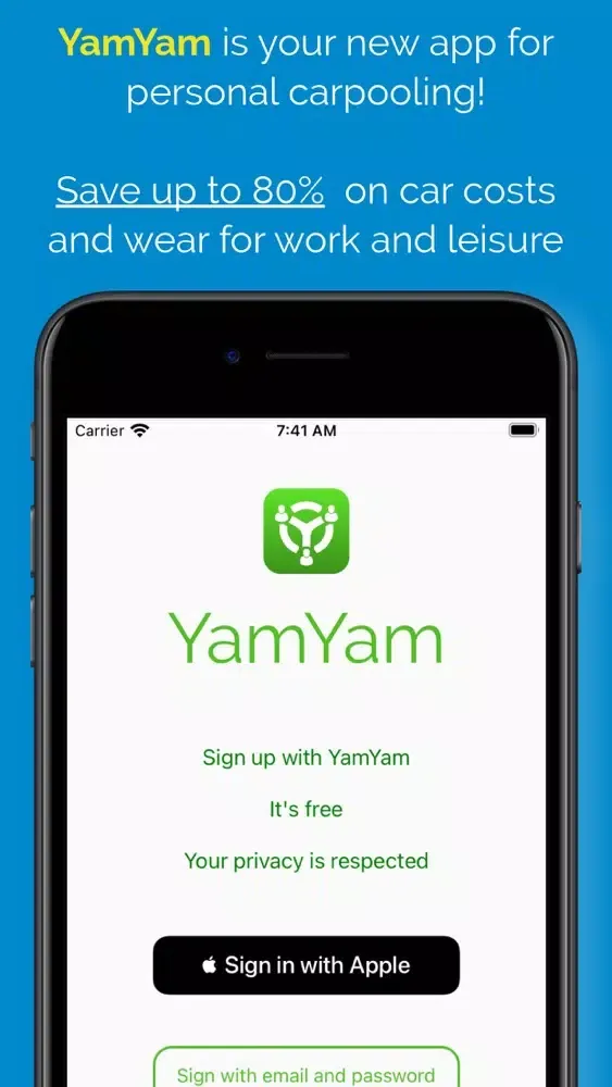 YamYam Carpooling স্ক্রিনশট