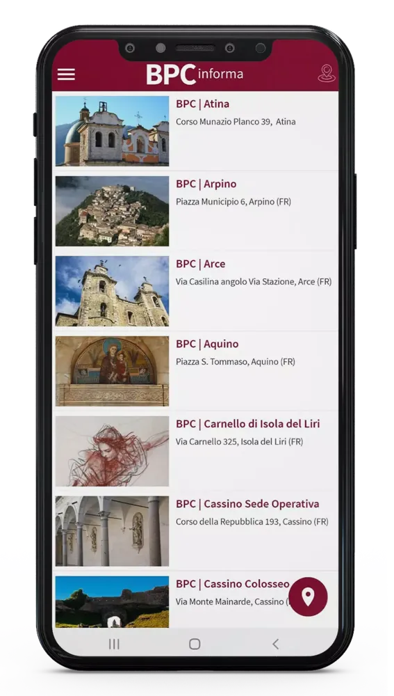 ภาพหน้าจอของ BPC Informa