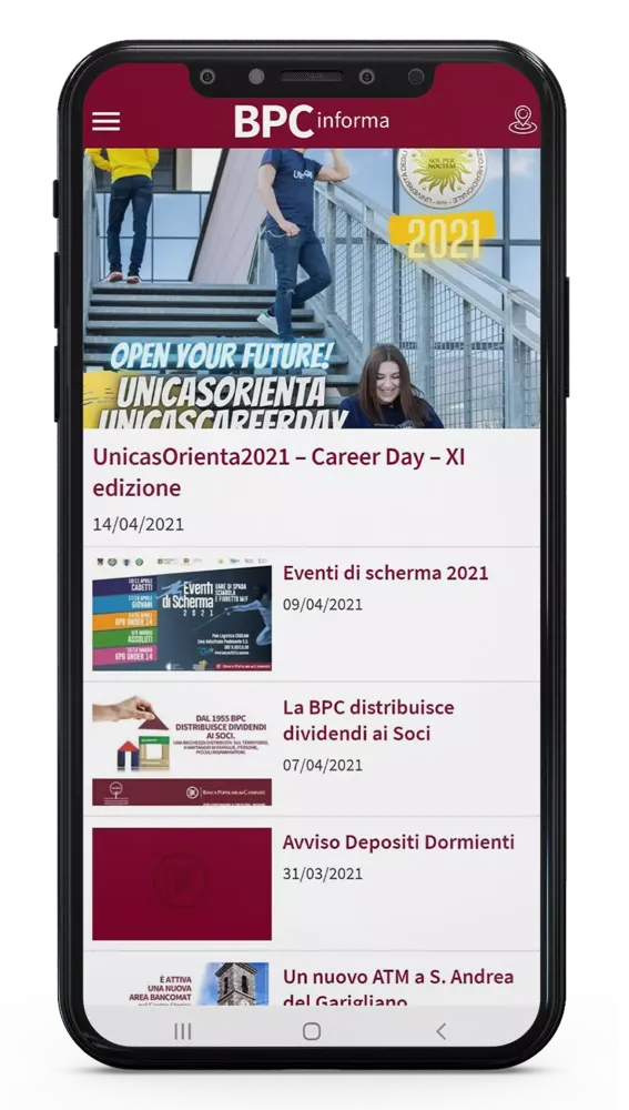 ภาพหน้าจอของ BPC Informa