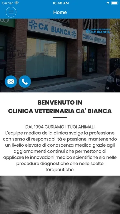 Tangkapan layar Clinica Veterinaria CAB