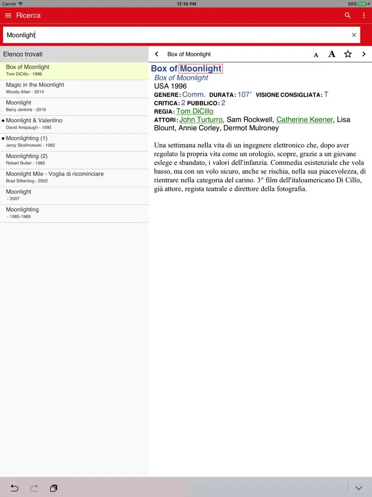 Tangkapan skrin il Morandini 2018 iPad 