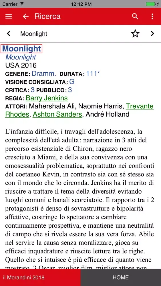 Tangkapan skrin il Morandini 2018
