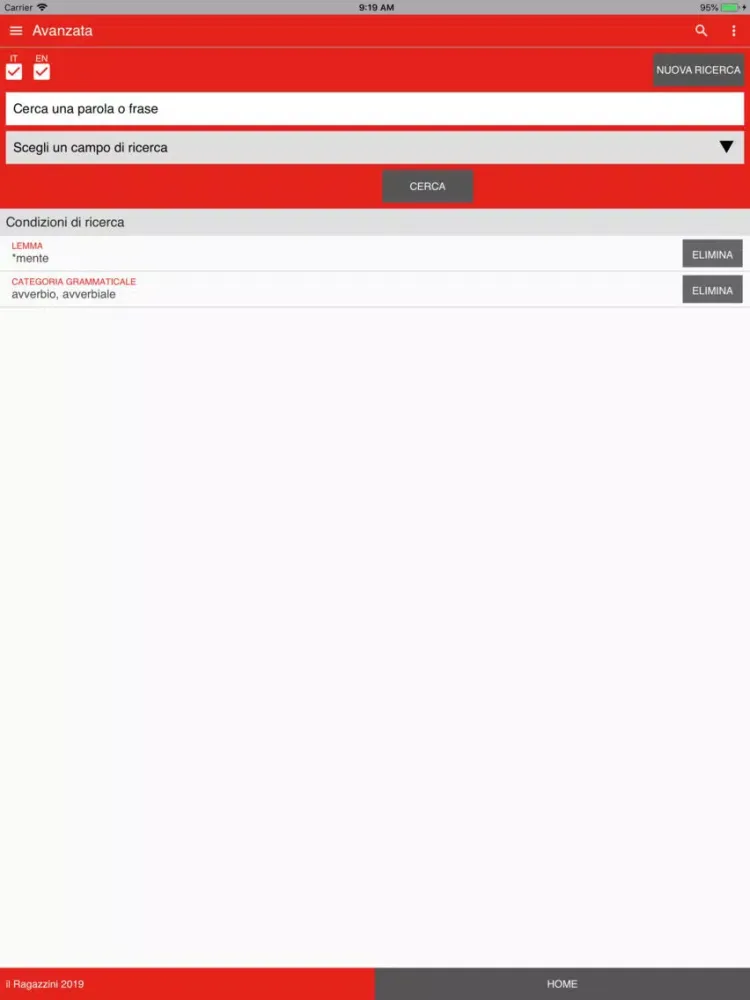 il Ragazzini 2019 iPad  Screenshots