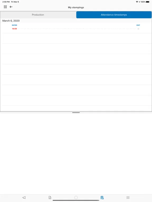 ZClockIn Enterprise Edition iPad  Ekran Görüntüleri