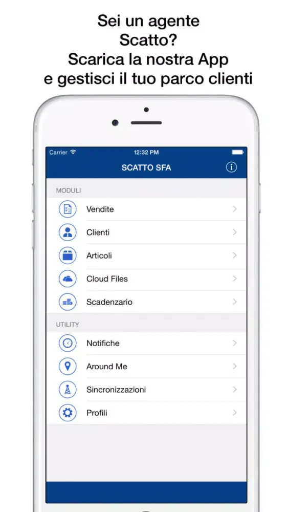 ภาพหน้าจอของ Scatto SFA