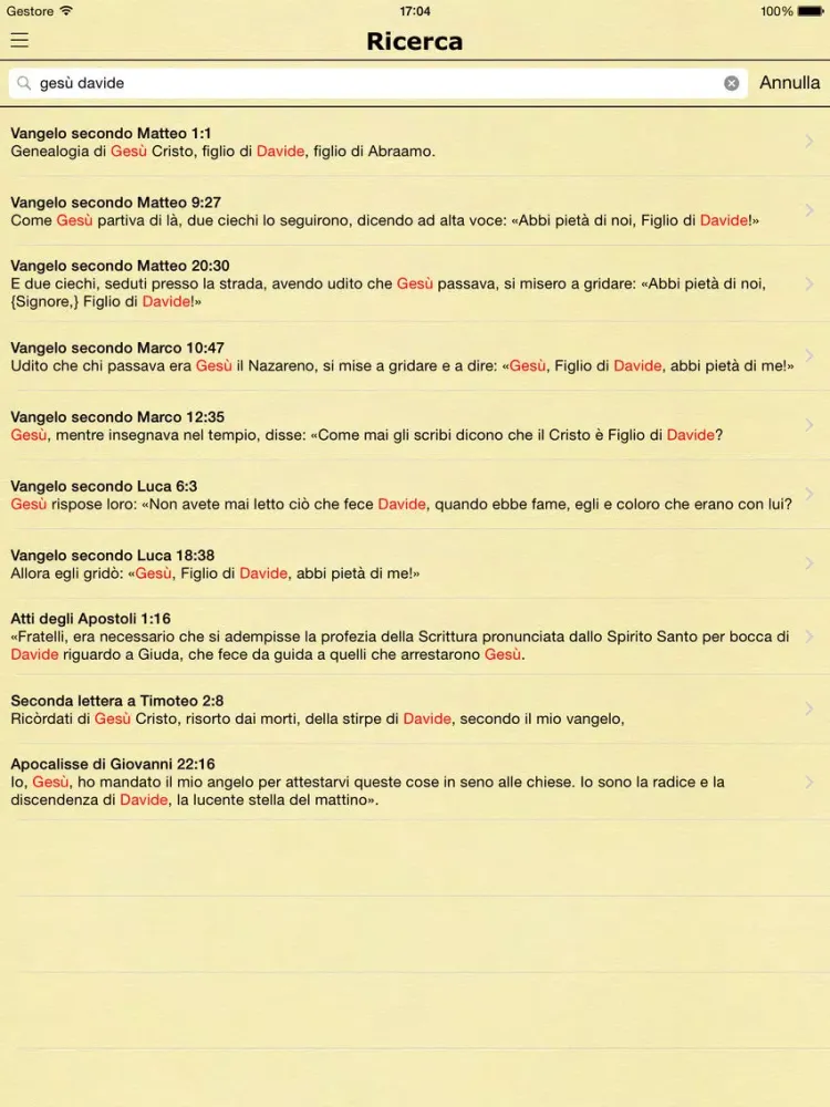 La Parola (Italiano Sacra Bibbia) iPad  스크린샷