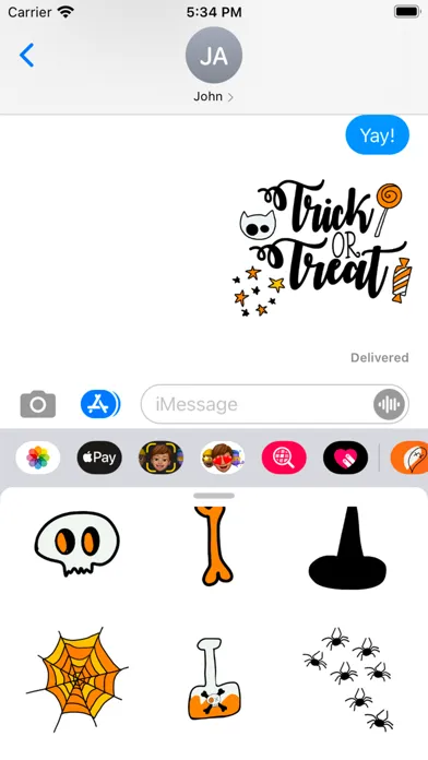 Halloween Night Party Stickers Screenshots