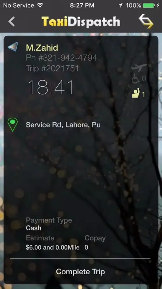 Orange Cab سکرین شاٹس