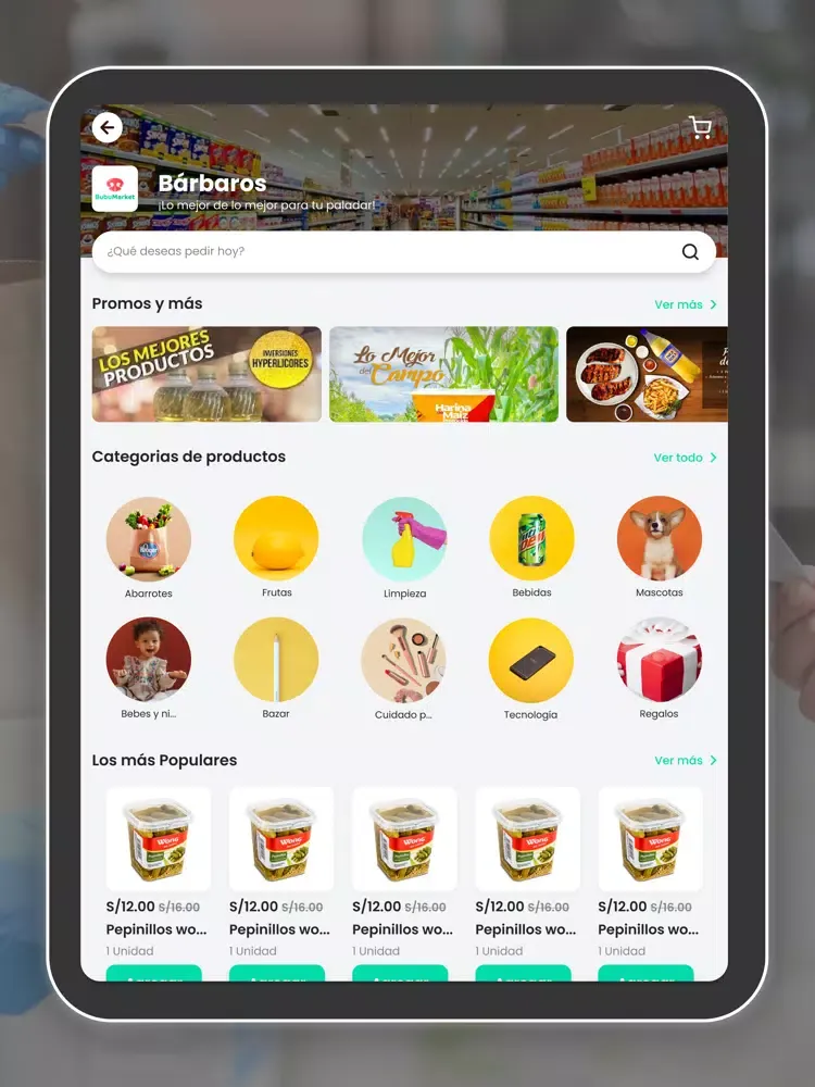 BubuMarket iPad  स्क्रीनशॉट