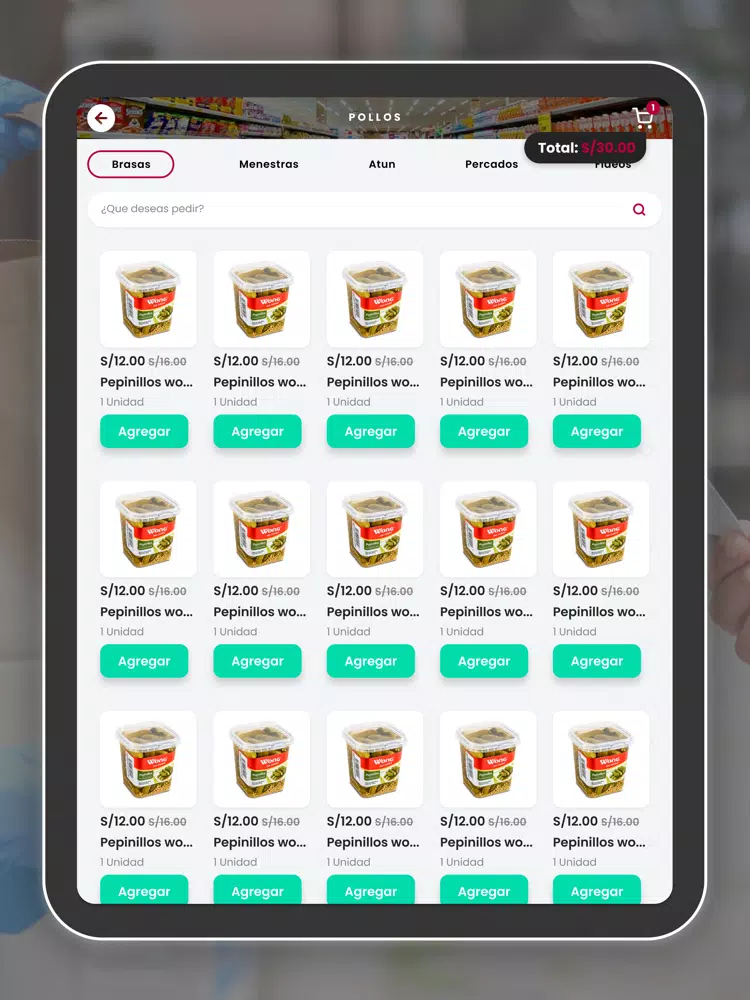 Screenshot di BubuMarket iPad 