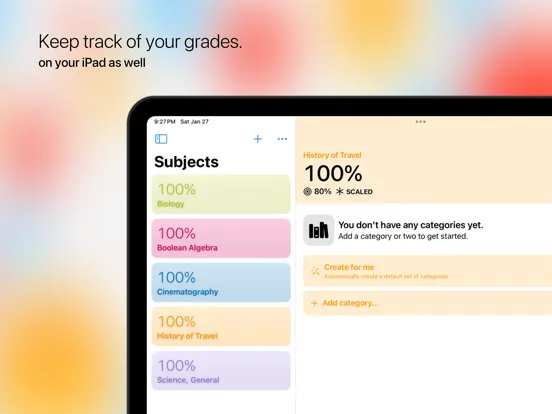 Grade Calculator iPad  Ekran Görüntüleri