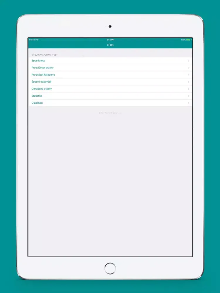 Plachetnice - iTest iPad  স্ক্রিনশট