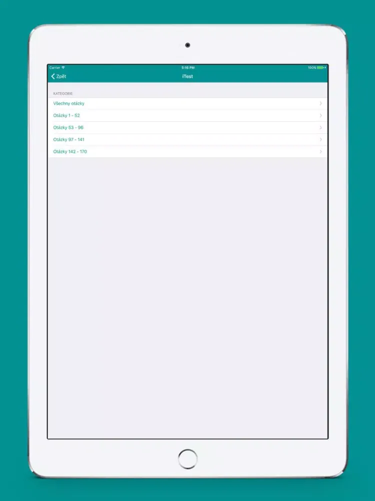 Plachetnice - iTest iPad  স্ক্রিনশট