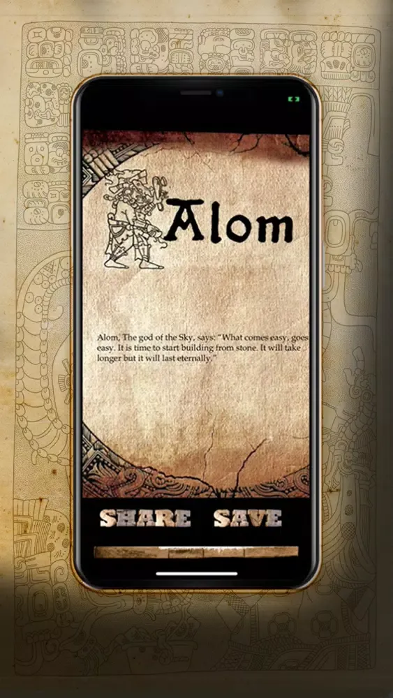 ภาพหน้าจอของ Daily Mayan Prophecy