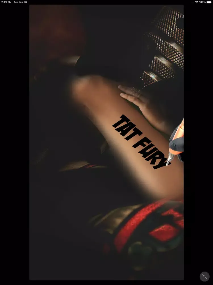 Tangkapan skrin TatFury iPad 