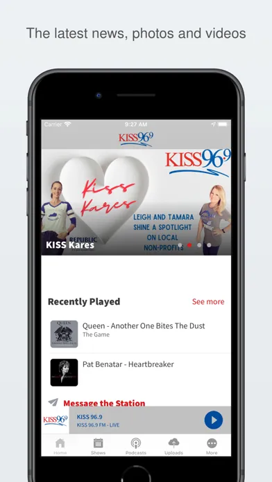 Ảnh chụp màn hình của KISS 96.9