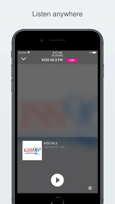 Ảnh chụp màn hình của KISS 96.9