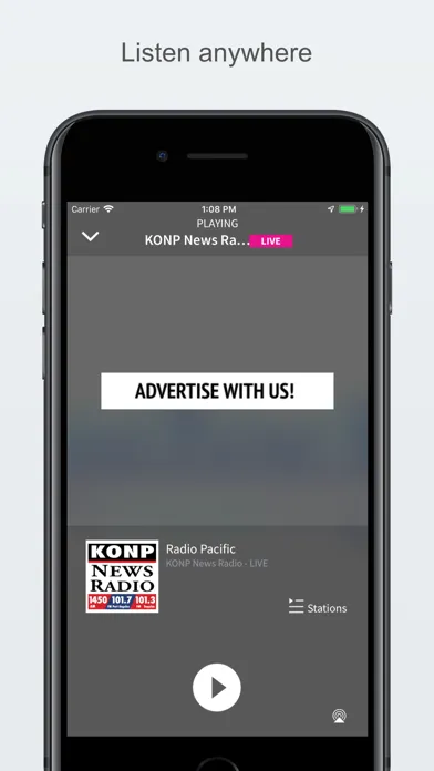 Radio Pacific 스크린샷