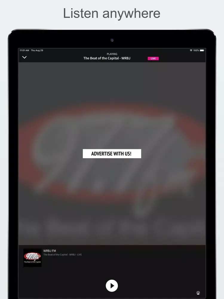 WRBJ FM iPad 應用截圖