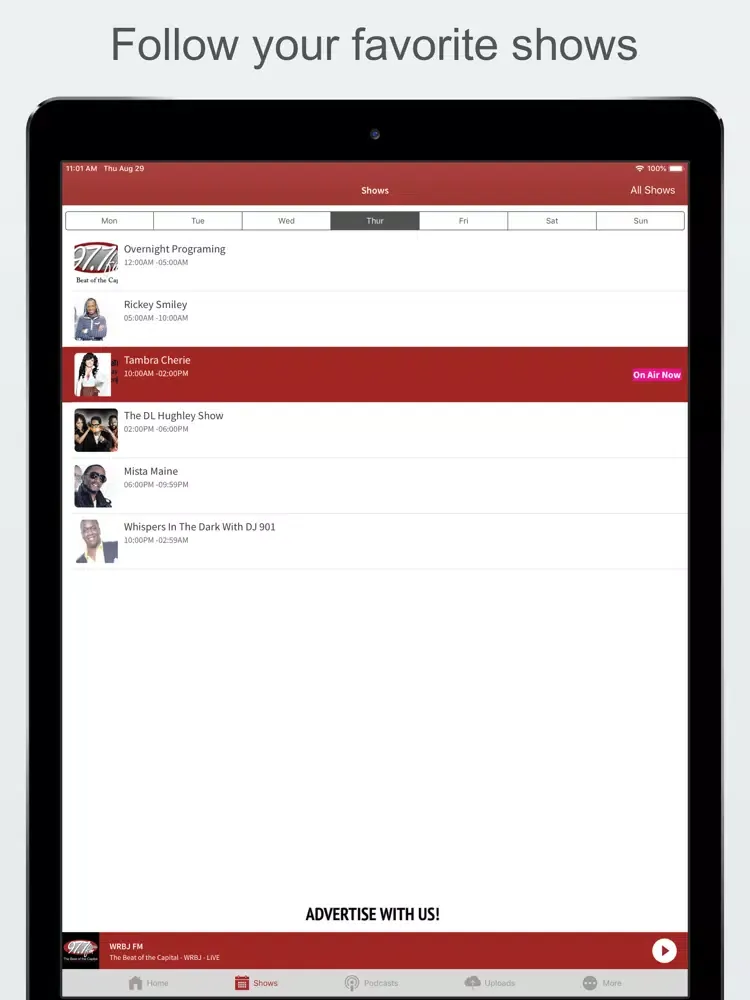 WRBJ FM iPad 應用截圖
