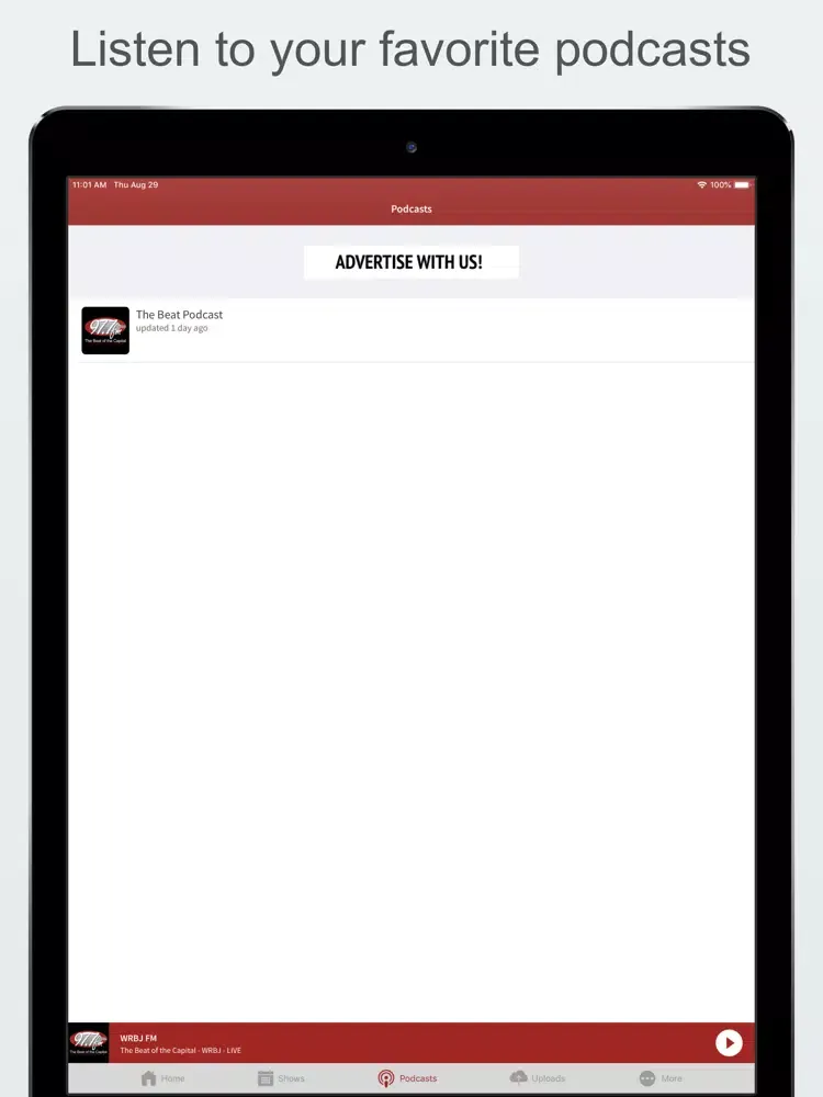 WRBJ FM iPad 應用截圖