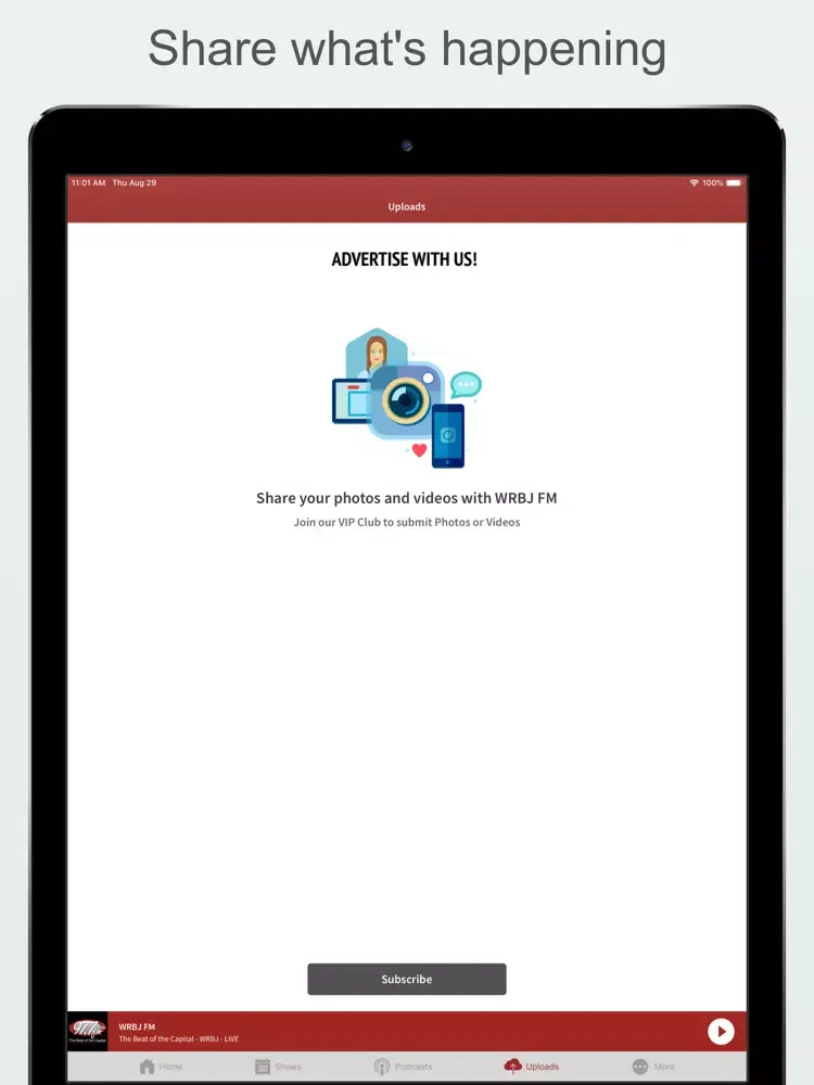 WRBJ FM iPad 應用截圖