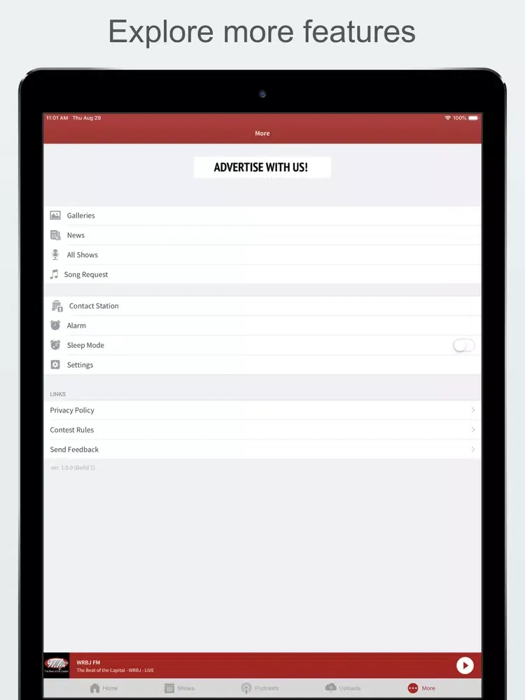 WRBJ FM iPad 應用截圖