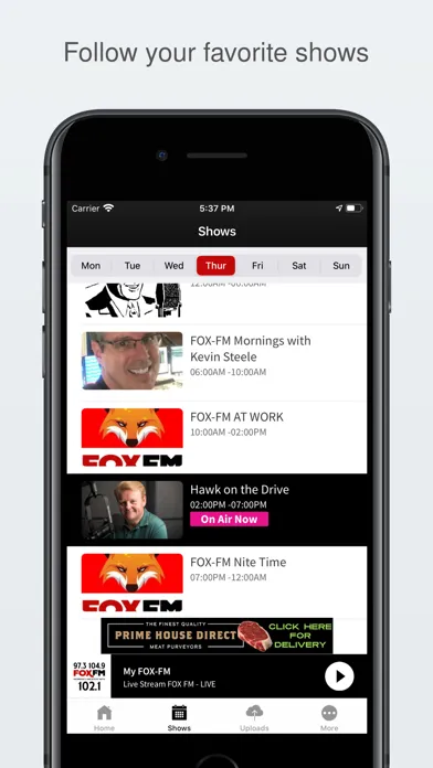Ảnh chụp màn hình của My FOX-FM