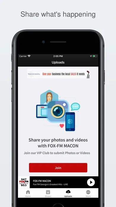 FOX-FM Macon 94.7 95.5 FM应用截图