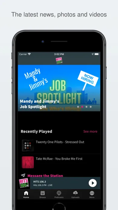 HITS 106.3 Screenshots