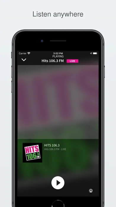 HITS 106.3 Screenshots