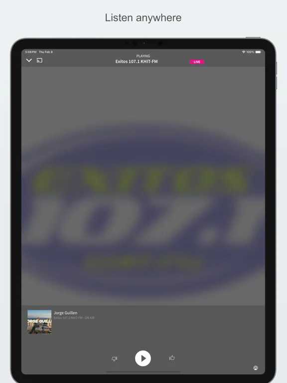 Exitos 107.1 iPad  Ekran Görüntüleri