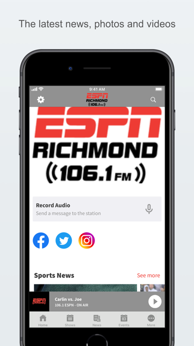 106.1 ESPN应用截图
