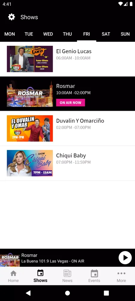La Buena Las Vegas 101.9 Screenshots