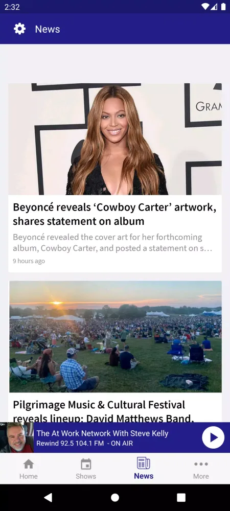Rewind 92.5 104.1 Screenshots