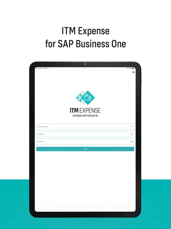 Capturas de pantalla de ITM - Expenses iPad 