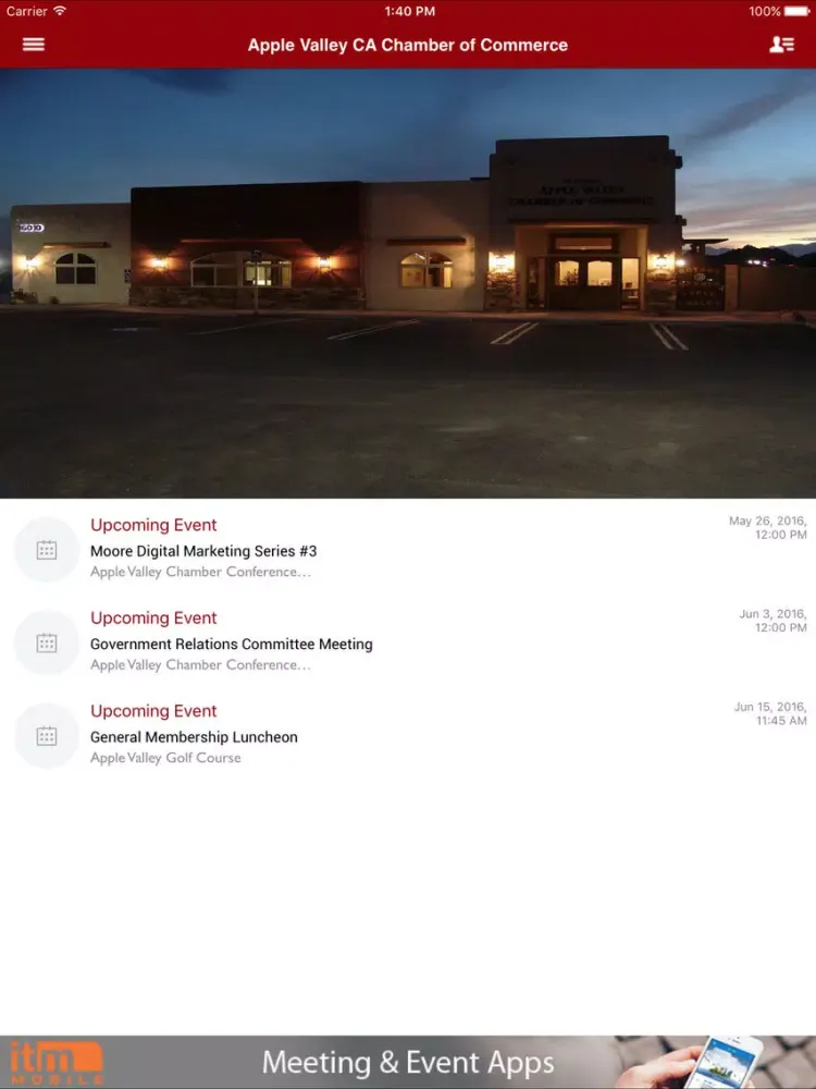 Capturas de tela do Apple Valley CA iPad 