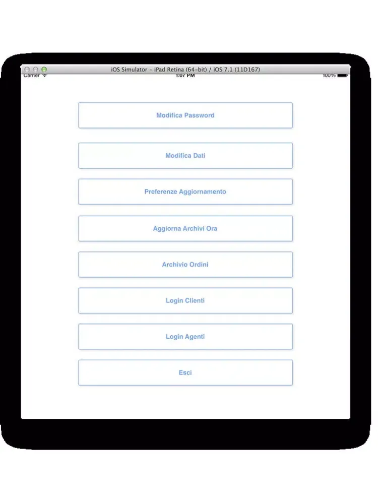 Toup Service Per Forniture Parrucchieri iPad  Screenshots