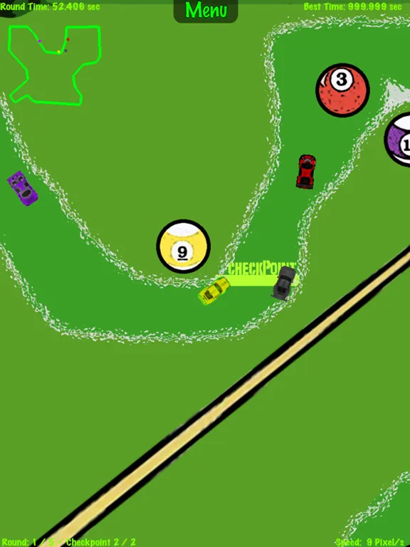 MicroRacer iPad  سکرین شاٹس