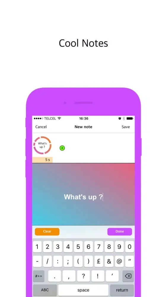 Punky Notes: Cool animated notes and presentations স্ক্রিনশট