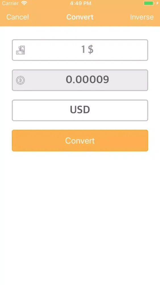 Zrzuty ekranu Bitcoin price and Converter