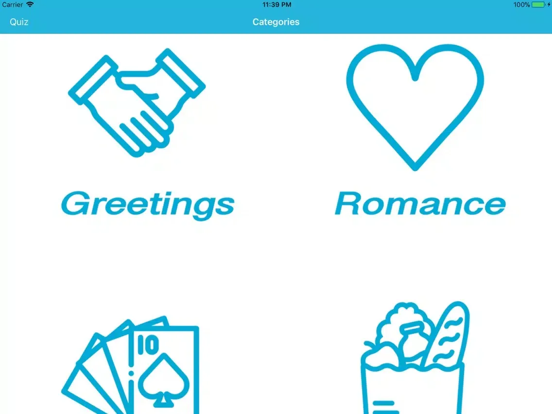 Ảnh chụp màn hình của Learn French Phrases and Words iPad 